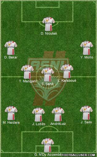 A.S. Nancy Lorraine Formation 2012