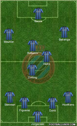 Club Brugge KV Formation 2012