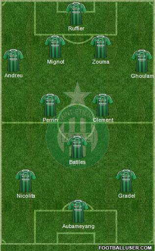 A.S. Saint-Etienne Formation 2012