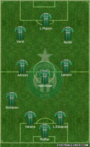 A.S. Saint-Etienne Formation 2012