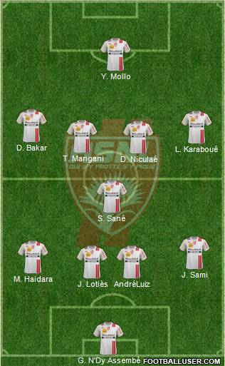 A.S. Nancy Lorraine Formation 2012