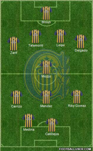 Rosario Central Formation 2012