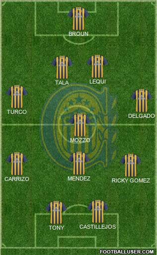 Rosario Central Formation 2012