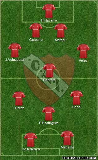 Independiente Formation 2012