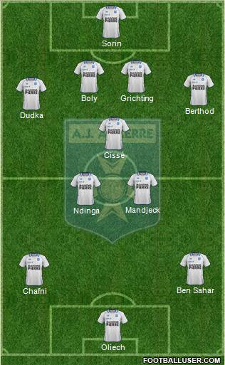 A.J. Auxerre Formation 2012