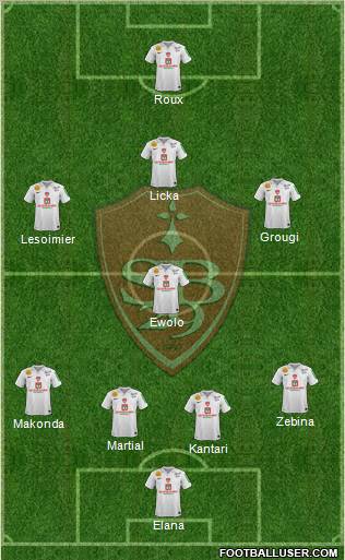 Stade Brestois 29 Formation 2012