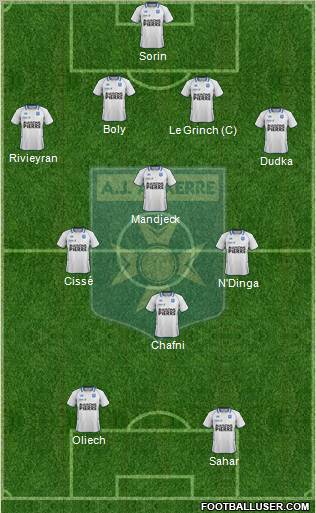 A.J. Auxerre Formation 2012