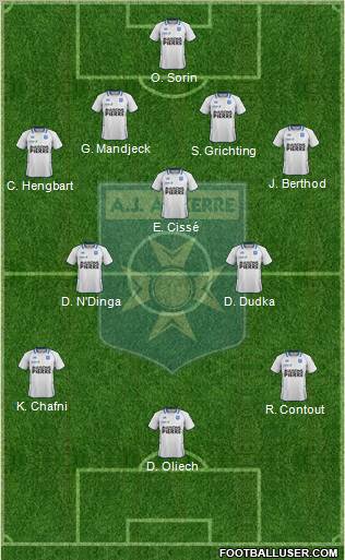 A.J. Auxerre Formation 2012