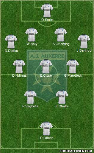 A.J. Auxerre Formation 2012