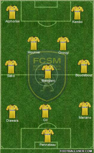 FC Sochaux-Montbéliard Formation 2012