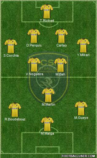 FC Sochaux-Montbéliard Formation 2012