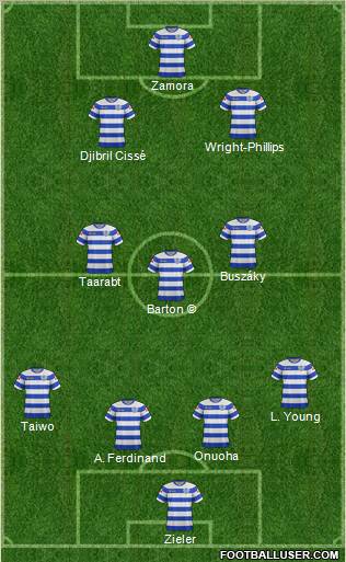 Queens Park Rangers Formation 2012