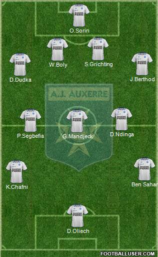 A.J. Auxerre Formation 2012