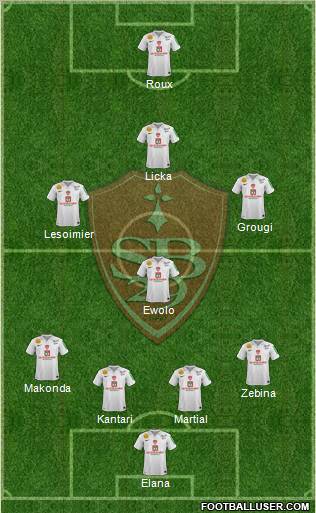 Stade Brestois 29 Formation 2012