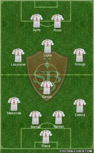 Stade Brestois 29 Formation 2012