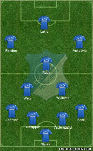 TSG 1899 Hoffenheim Formation 2012