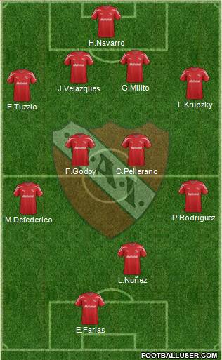 Independiente Formation 2012