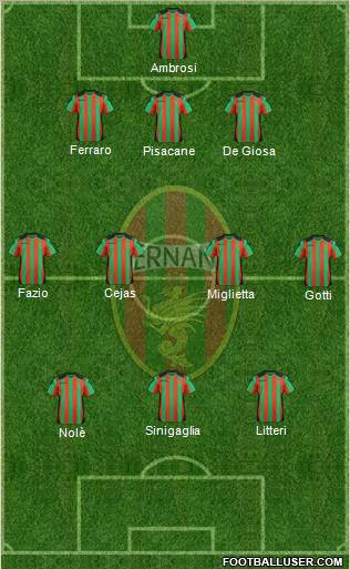 Ternana Formation 2012