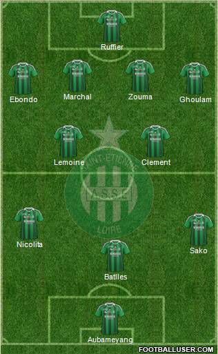 A.S. Saint-Etienne Formation 2012