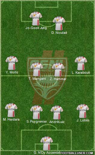 A.S. Nancy Lorraine Formation 2012