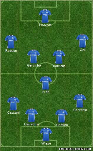 Wigan Athletic Formation 2012