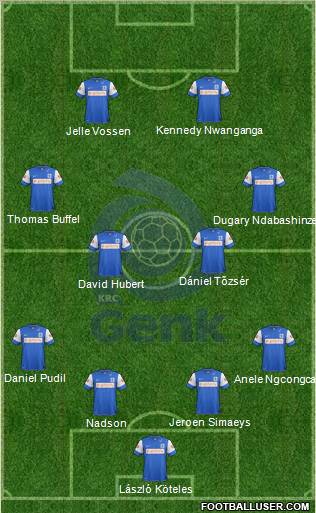 K Racing Club Genk Formation 2012