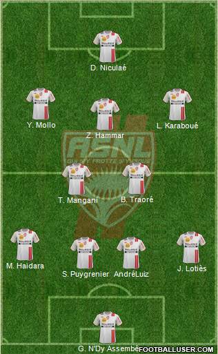 A.S. Nancy Lorraine Formation 2012