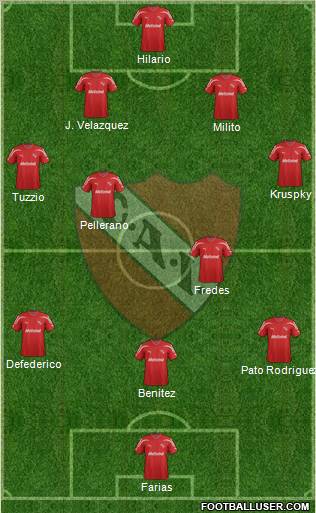 Independiente Formation 2012