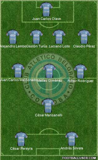 Belgrano de Córdoba Formation 2012