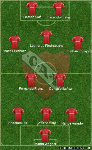 Independiente Formation 2012