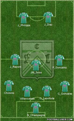 Ferro Carril Oeste Formation 2012