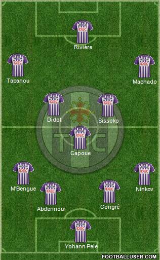 Toulouse Football Club Formation 2012