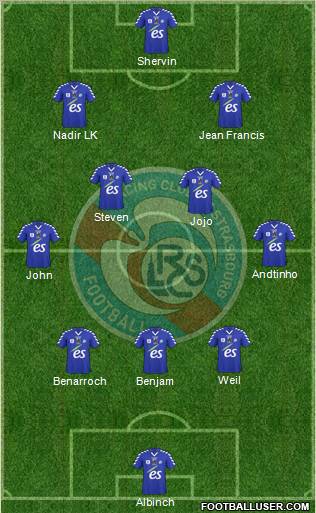 Racing Club de Strasbourg-Football Formation 2012