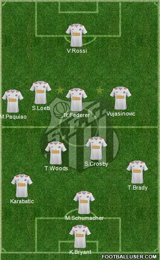 Santos FC Formation 2012