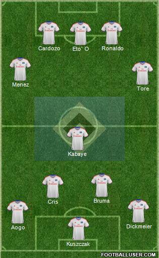 Hamburger SV Formation 2012