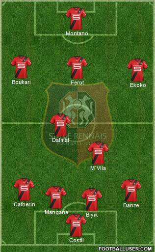 Stade Rennais Football Club Formation 2012