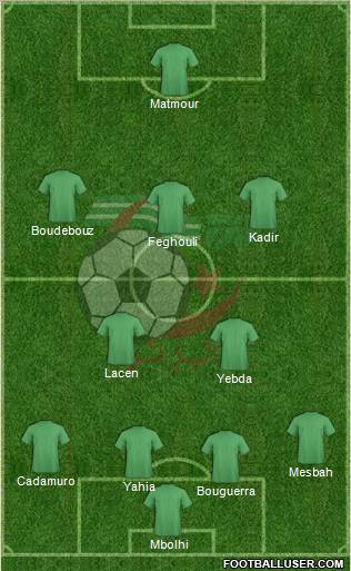 Algeria Formation 2012