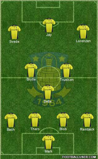 Brøndbyernes Idrætsforening Formation 2012