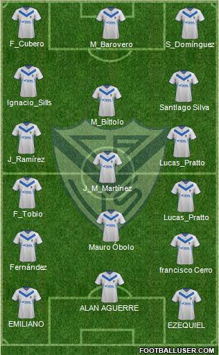 Vélez Sarsfield Formation 2012