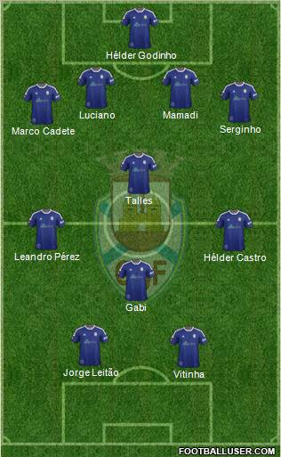 Clube Desportivo Feirense Formation 2012