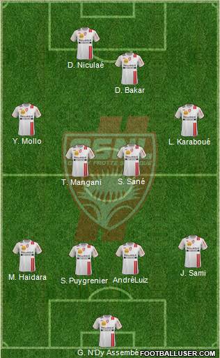 A.S. Nancy Lorraine Formation 2012