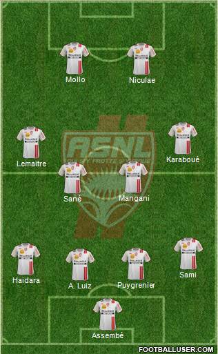 A.S. Nancy Lorraine Formation 2012