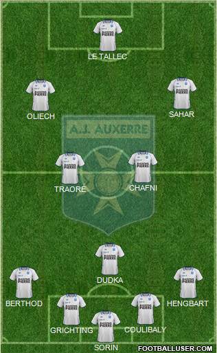 A.J. Auxerre Formation 2012