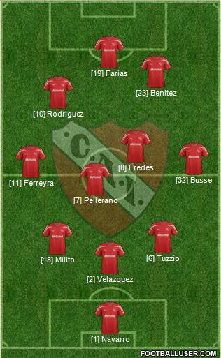 Independiente Formation 2012