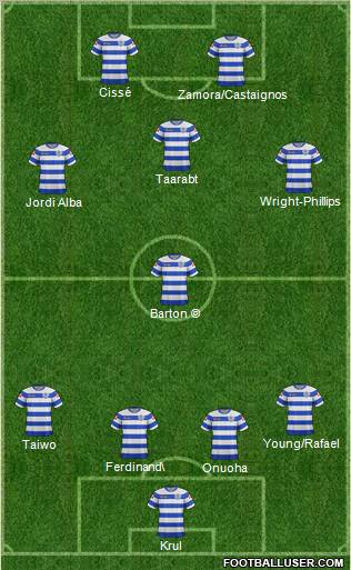 Queens Park Rangers Formation 2012