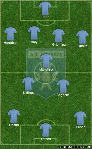 A.J. Auxerre Formation 2012