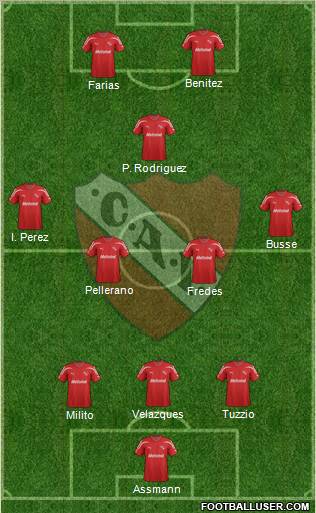 Independiente Formation 2012