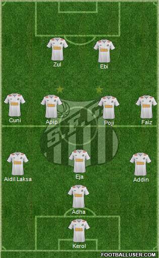 Santos FC Formation 2012