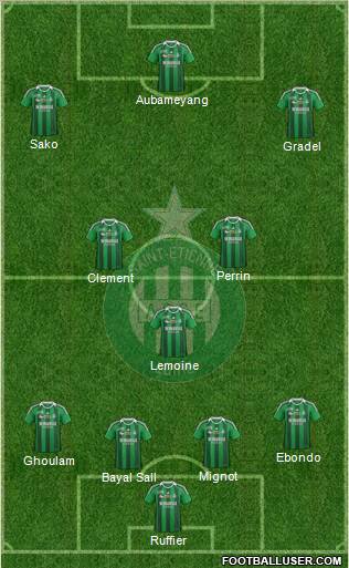 A.S. Saint-Etienne Formation 2012