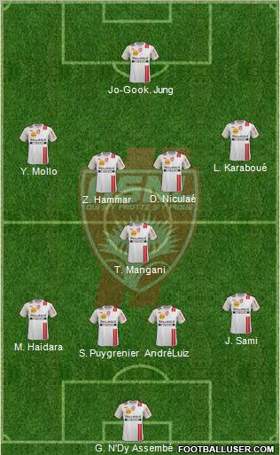 A.S. Nancy Lorraine Formation 2012